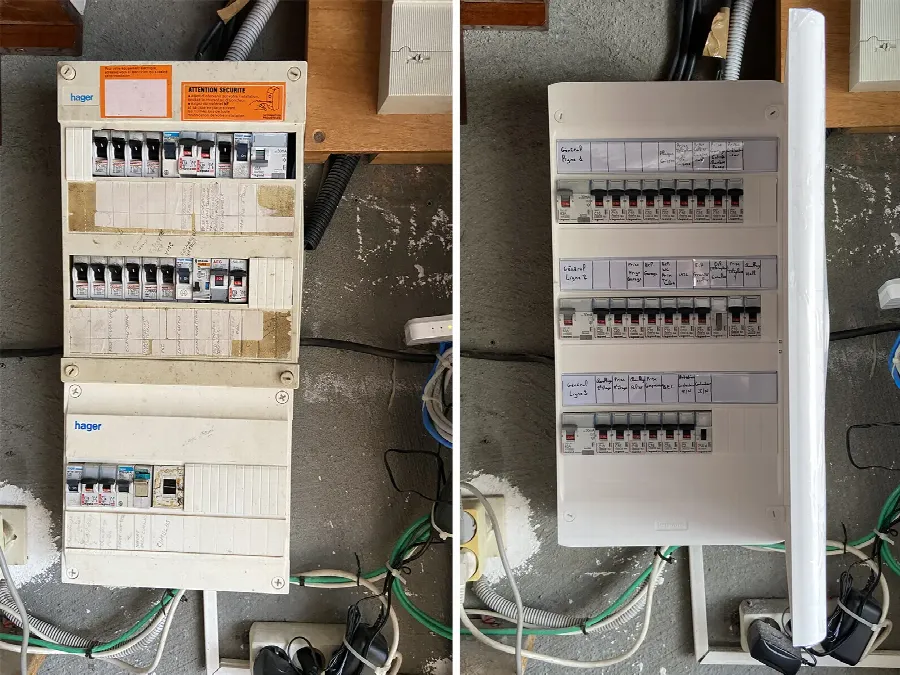 Remplacement de tableau électrique