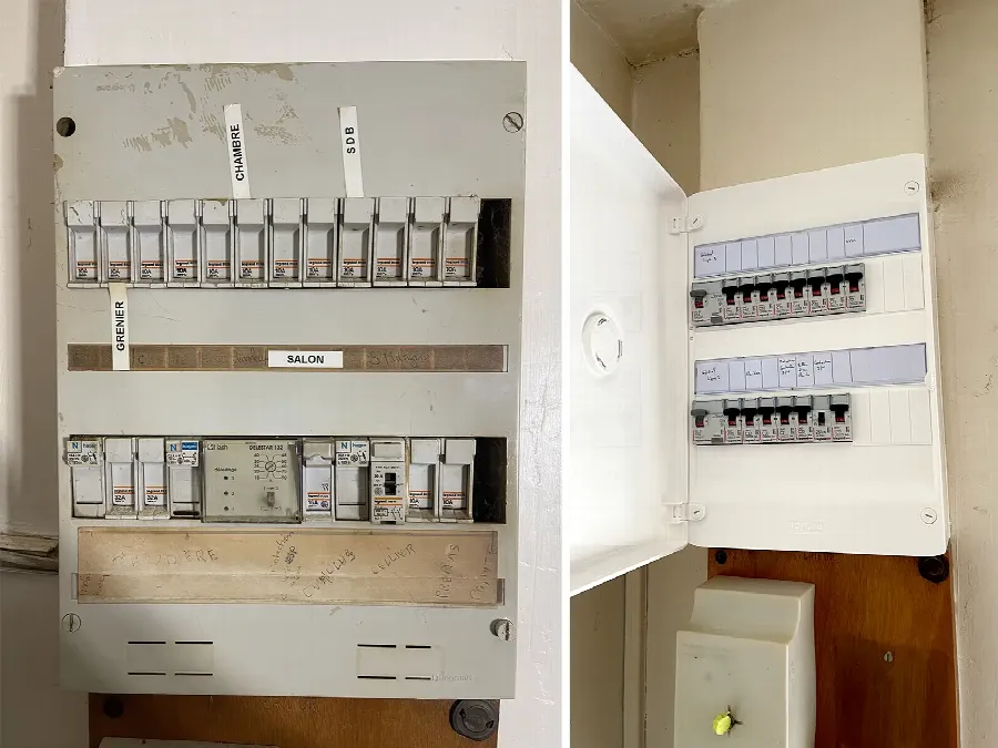 Remplacement de tableau électrique